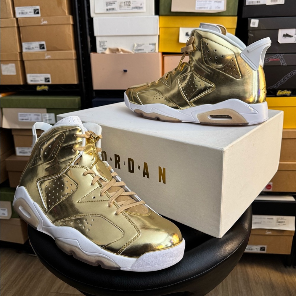 Air Jordan 6 VI Retro Pinnacle Gold White